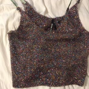 Sparkly tank top